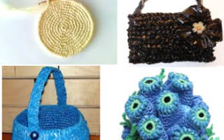 Вязание из полиэтиленовых пакетов