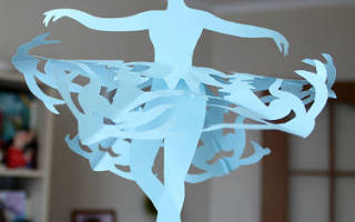 «снежинка-балерина» из бумаги: подробный урок для творчества