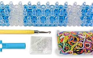 Игрушка из резинок при помощи станка и крючка