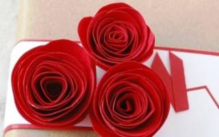 Роза из бумаги своими руками в нескольких техниках