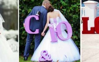 Буквы из пенопласта своими руками для украшения свадебного торжества