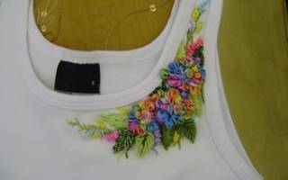 Схемы вышивки на одежде своими руками: украшаем свой гардероб