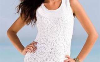 Летние туники крючком: интересные идеи на любую фигуру