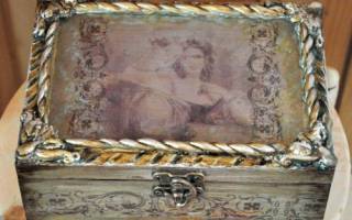 Мастер-класс по эгломизе: создаем интересную шкатулку своими руками