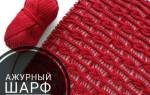 Ажурные шарфы крючком: мастерим необходимый аксессуар для модниц