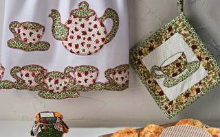 Кухонные прихватки своими руками из старой ткани и в стиле пэчворк