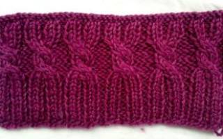 Объемная резинка спицами в разных вариациях