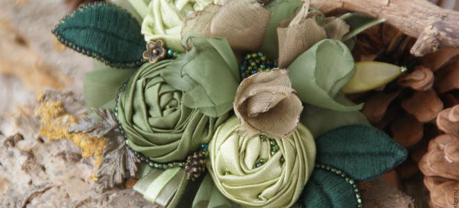 Изготовление цветов из ткани: горячий урок для новичков
