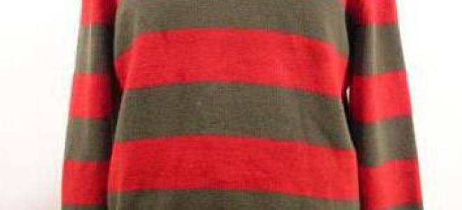 Свитер фредди крюгер: необычная модель для новичков в рукоделии