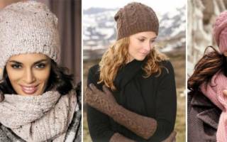 Зимние вязаные шапки: симпатичное изделие на каждый день