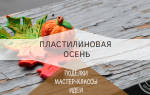 Аппликация из пластилина: мастерим котика и «осень в лесу»