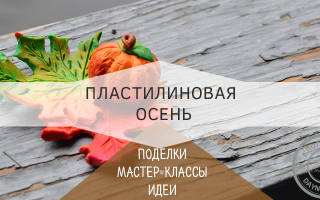 Аппликация из пластилина: мастерим котика и «осень в лесу»