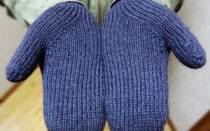 Схемы мужских варежек спицами для опытных и начинающих рукодельниц