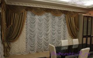 Французская штора своими руками: правильно осуществляем процесс
