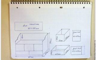 Комод из картона своими руками с чертежами и прочими подсказками