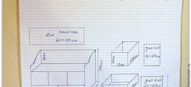 Комод из картона своими руками с чертежами и прочими подсказками