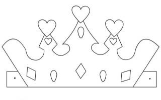 Корона из бумаги своими руками: мастерим королевский головной убор