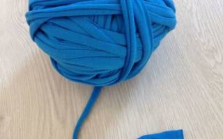 Сумка из трикотажной пряжи на каждый день