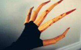 Когти оригами: готовимся на вечеринку к хэллоуину