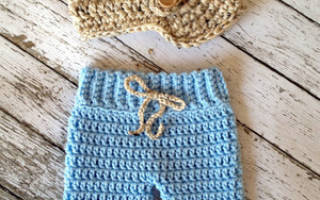 Как связать штанишки для девочки спицами на примере интересного урока