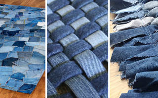 Коврик из джинсов своими руками: дарим вторую жизнь ненужным вещам