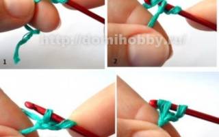 Шнур гусеничка крючком пошагово в разных вариантах