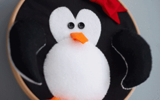 Пингвин своими руками: занимательная игрушка из различных материалов