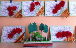 Открытка на 9 мая своими руками: три варианта поздравления ветеранов