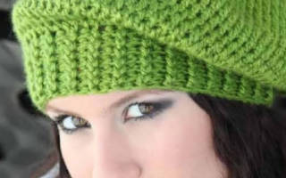 Вязание берета крючком: видео-уроки от опытных мастериц