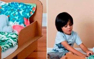 Кроватка для куклы своими руками: милая мебель для детских игр