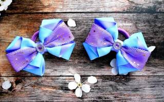 Бант из ленты своими руками с пошаговым фото для универсального применения