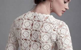Ажурное болеро крючком: схемы и описание на любой вкус