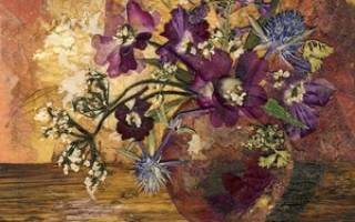 Мастер-класс по ошибане: картины и пейзажи из растений