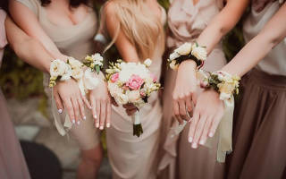 Цветок на руку своими руками: создание украшения для подружки невесты