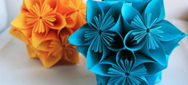 Оригами кусудама: оригинальные техники для начинающих