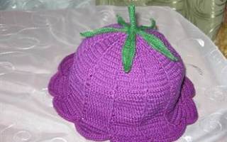 Шапка-колокольчик крючком для деток помладше