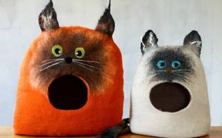 Кошачий домик своими руками: фото лучших вариантов для питомца