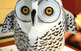 Сова из пластиковой бутылки: украшение для дома и сада