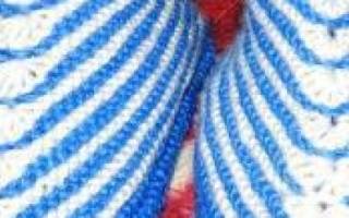 Тапочки вязаные на двух спицах со схемами и описанием