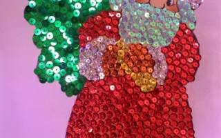 Мозаика из пайеток: отличное занятие для семейного времяпровождения