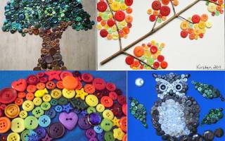 Панно из пуговиц своими руками: учимся использовать ненужные мелочи для декора