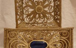 Филигрань из джута: схемы, технология изготовления для новичков