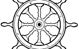 Штурвал корабля своими руками в качестве сувенира