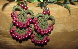 Фриволите иглой для начинающих: схемы и объяснения