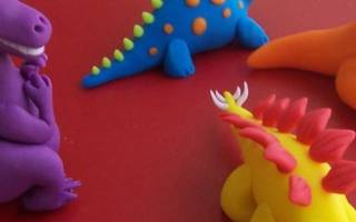 Как сделать динозавра из пластилина: лепим хищников и травоядных своими руками