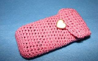 Чехол для телефона крючком: схемы и описание нескольких моделей