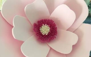 Мастер-класс по панно из фоамирана: учимся лепить объемные цветы