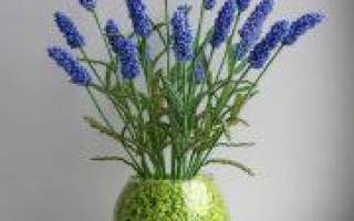 Схема лаванды из бисера: как быстро и легко сплести нежный букет