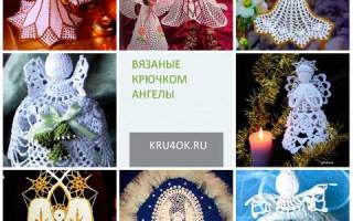 Ангел крючком: схема и подробное описание творческого процесса