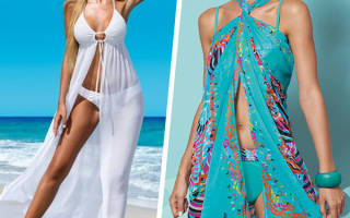 Пляжная накидка своими руками в домашних условиях